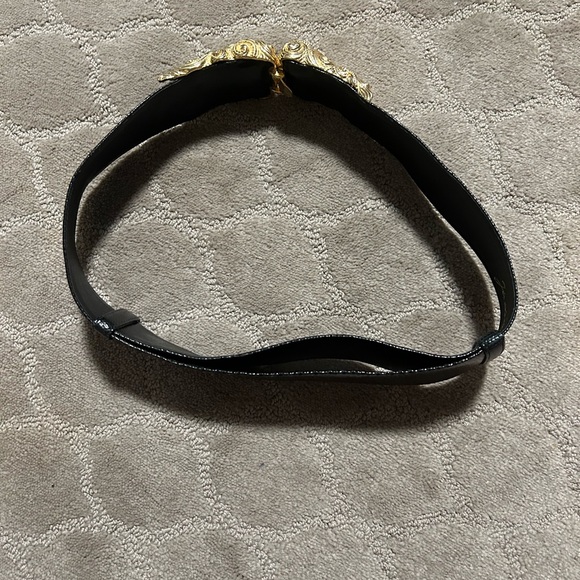 Judith Leiber Black and Gold Belt - Picture 3 of 8